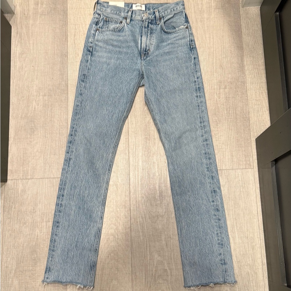 AGOLDE cherie high rise straight merit